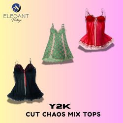 Y2K Cut Chaos Mix Tops - EV1390