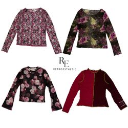 Y2K Love Story Full Sleeve Tops RE-2566