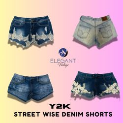 Y2K Streat Wise Denim Shorts - EV1395