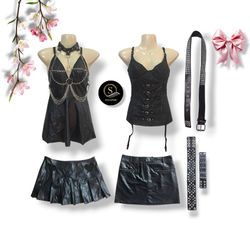 Y2K Aesthetic Gothic Mix Bundle , Body Harness, Th..