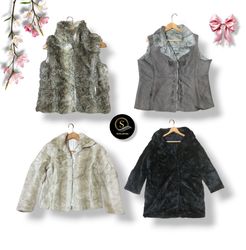 Veste en fourrure et gilet