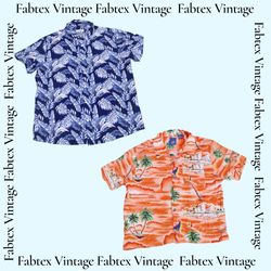 (FV-662) Hawaiian Button up Shirt