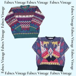 (FV-663) Printed Knitwear -Sweater