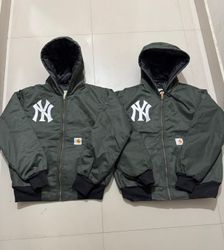 Carhartt X NY (Yankees) Rework Style Green Active ..