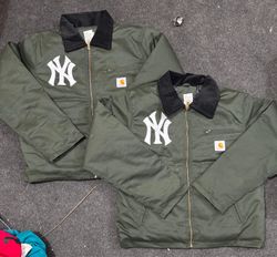 Carhartt X NY (Yankees) Rework Style Green Detroit..