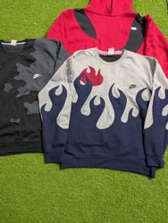 Felpa con cappuccio e felpa autentica Upcycle