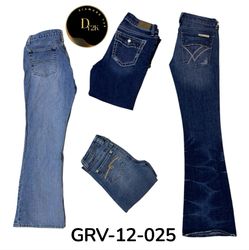 Jean évasé Y2K pour femmes – Denim vintage rétro e..