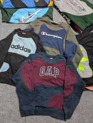 Upcycle Mixed Branded Sweatshirt