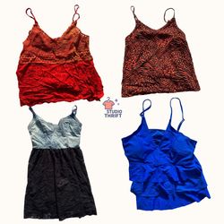 Y2K Bold Color Cami Tops Bundle | Party, Pop, & Ma..
