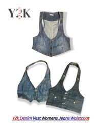 Y2K Denim Vest Drop (Yv-503)