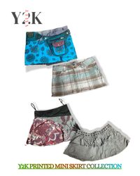 Pocket Power & Plaid: Y2K Skirt Revival (Yv-504)