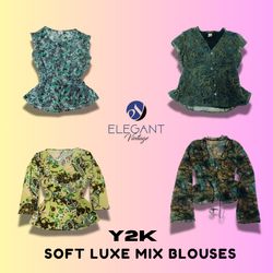 Y2K Soft Luxe Mix Blouses - EV1410