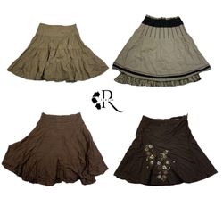 Y2K Everyday Natural Skirts RW-1298