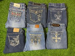 Y2K Embroidered Flared Jeans