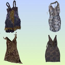 Y2K Grunge Dresses (TS-1732)