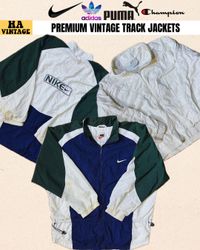 Mixed Branded Jackets Inc Vintage Nike Adidas