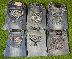 Y2K Embroidered Flared Jeans