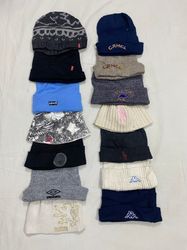 Mix brand beanies