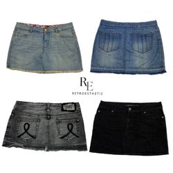 Y2K Paris Hilton Micro Mini Skirts RE-2567