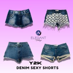Y2K DenimSexy Shorts - EV1440