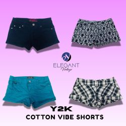 Y2K Cotton Vibe Shorts - EV1441