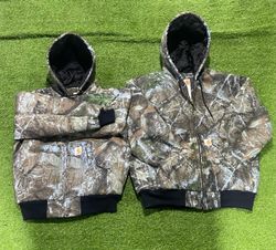 Veste à imprimé jungle Carhartt style Rework