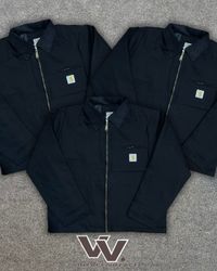 Carhartt neu gestalteter Stil schwarze Farbe Detro..