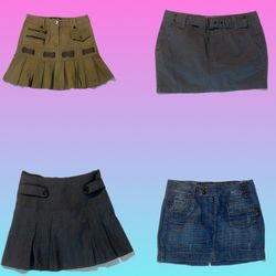 Jupes en denim Y2K mini (TS-1742)