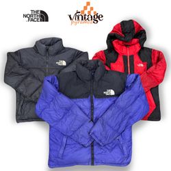 VPX582 The North Face 700 & 900 Pufferjacken