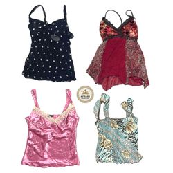 Y2K Tropical Cami Tops AT 152