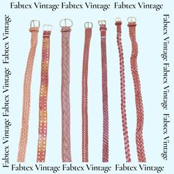 (FV-702) Y2K BOHO Fairy Leather Belts