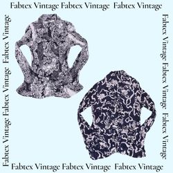 (FV-699) Y2K Ruffles Sleeve Details Floral Printed..