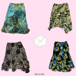 Jupe en poly imprimé classique – Motif élégant et ..