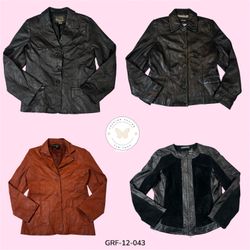 Veste en cuir de luxe – Élégante, confortable, à p..