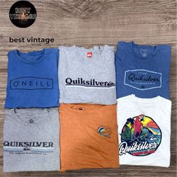 Quicksilver silver T shirts