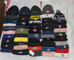 Mixed branded beanies