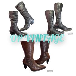 Op vintage 112 Leather High Knee Boots