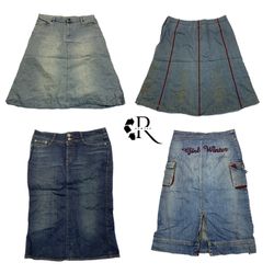 Y2K NYC IT Girl Midi Skirts RW-1307