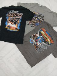 CRZ0911 Unbranded Racing Print T-Shirt
