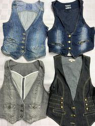 R301 Ladies Y2k Denim Vest