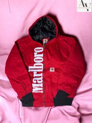 Carhartt rework style Marlboro red jacket