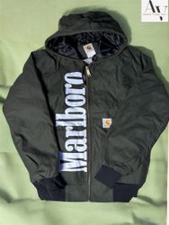 Carhartt rework style green Marlboro jackets