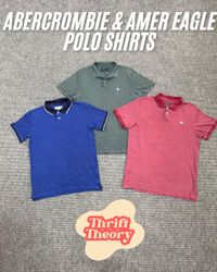 Abercrombie & American Eagle Polo Shirts - (09/12)