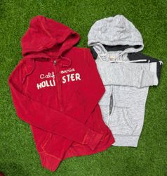 1336 - American Eagle, Hollister Hoodie & Full Zip..