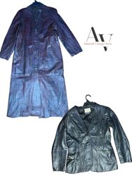 Leather trench coats 10 pcs
