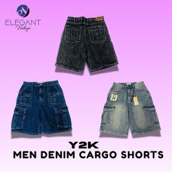 Y2K Men Cargo Shorts - EV1461