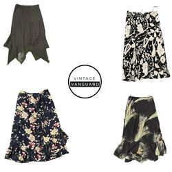 Y2K Dark Aesthetic Skirt Bundle – Grunge, Floral &..