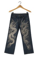 Big Embroided Jeans || Listing 08