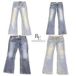 Y2K Paris Hilton Flare Jeans RE-2595