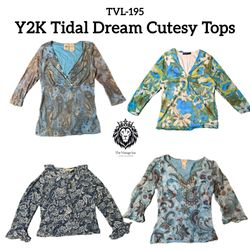 Y2K Tidal Dream Cutesy Tops (TVL-195)